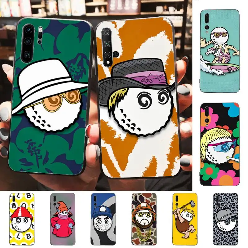 

Cartoon Golf Design-Malbons Phone Case for Huawei P30 40 20 10 8 9 lite pro plus Psmart2019