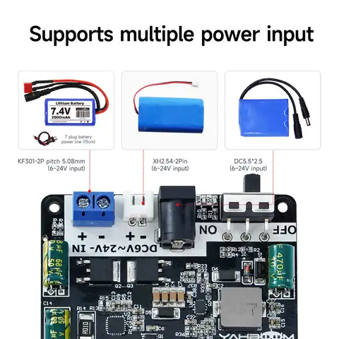 YAHBOOM Плата расширения питания Raspberry Pi 5
