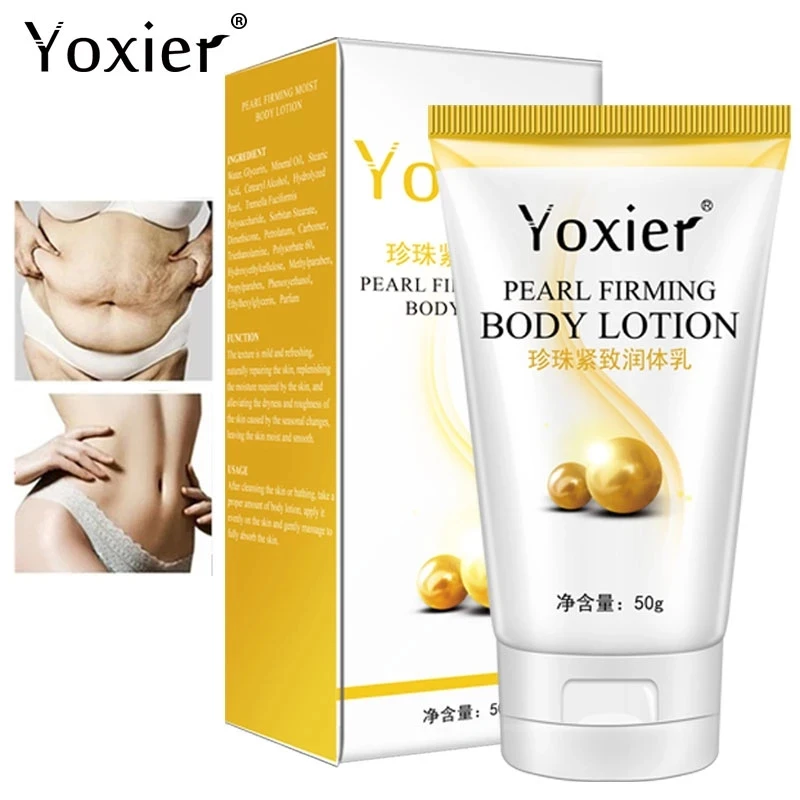 

Yoxier Pearl Firming Body Lotion Slimming Cellulite Massage Remove Stretch Marks Cream Treatment Health Lift Body Skin Care