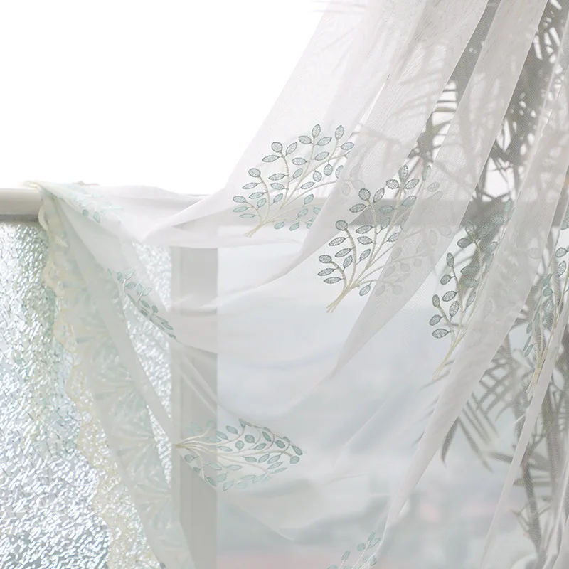 

Современные тканевые занавески s для гостиной, столовой, спальни, американская вышитая домашняя дверь, украшение на окно, экран, занавеска д...