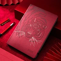 new 2022 calendar plan schedule book tiger year notebook students learning portable management notepad school office supplies