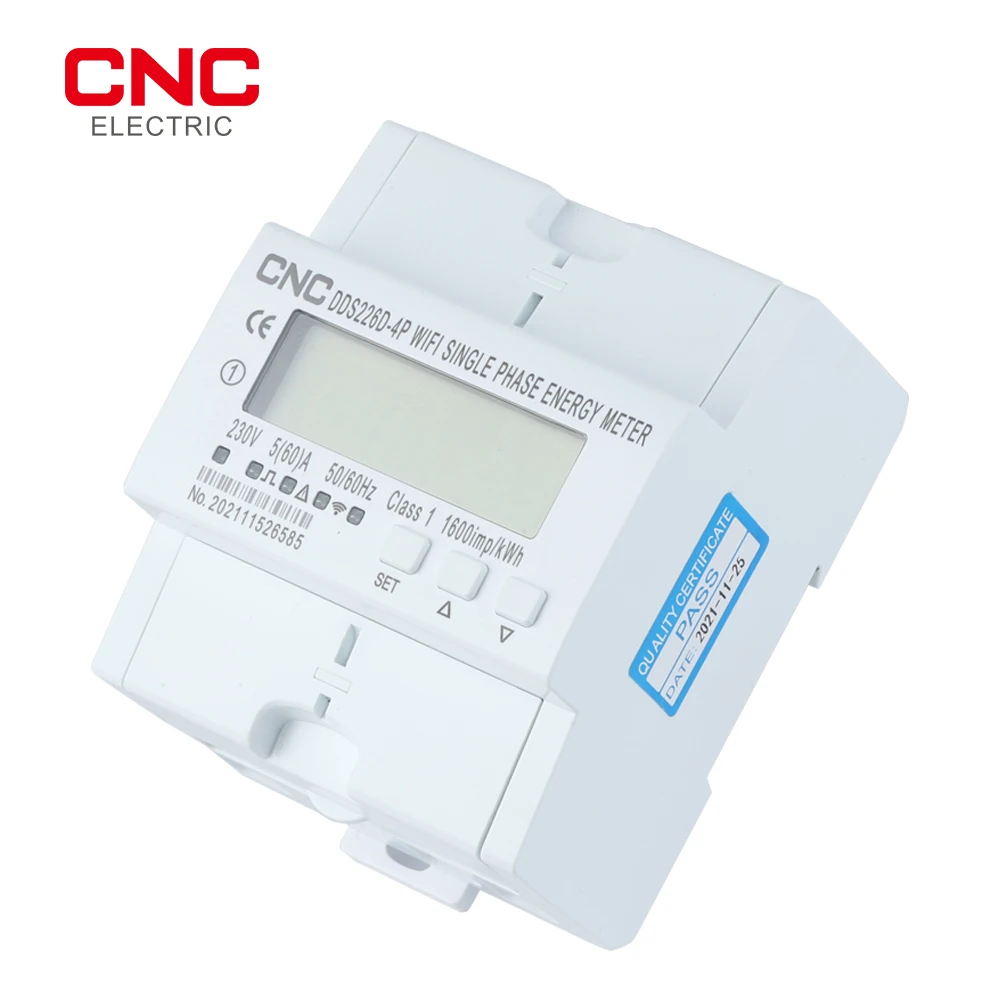 CNC WIFI Smart DDS226D Series 50/60 Гц однофазный/трехфазный измеритель энергии таймер монитор
