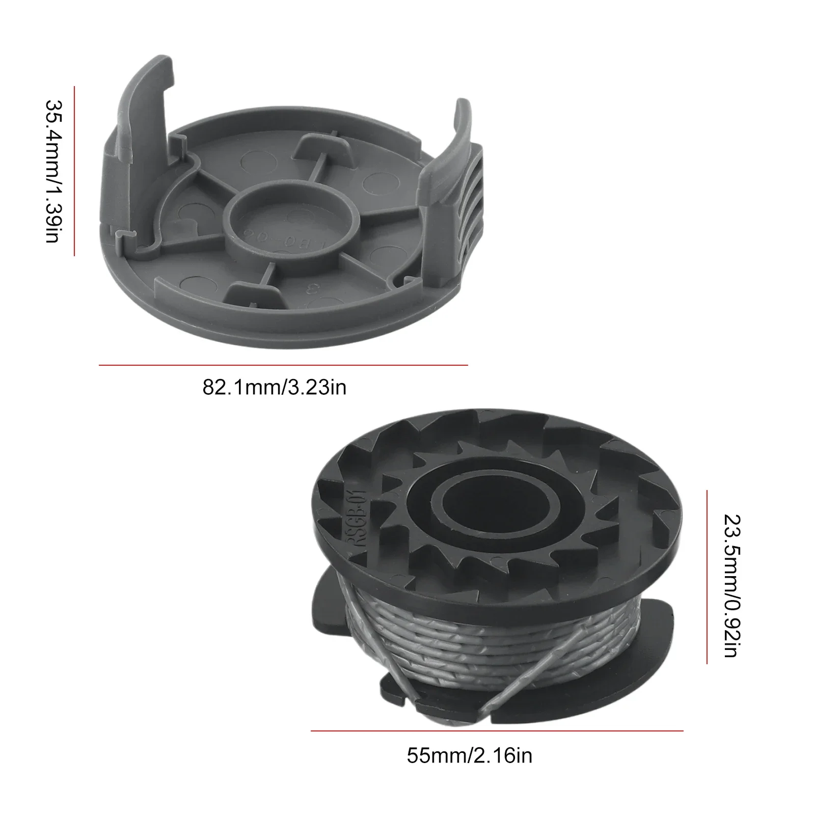 Надежная работа для триммера BOSCH F 016800569 Ф 016800385 + Крышка катушки защищает и