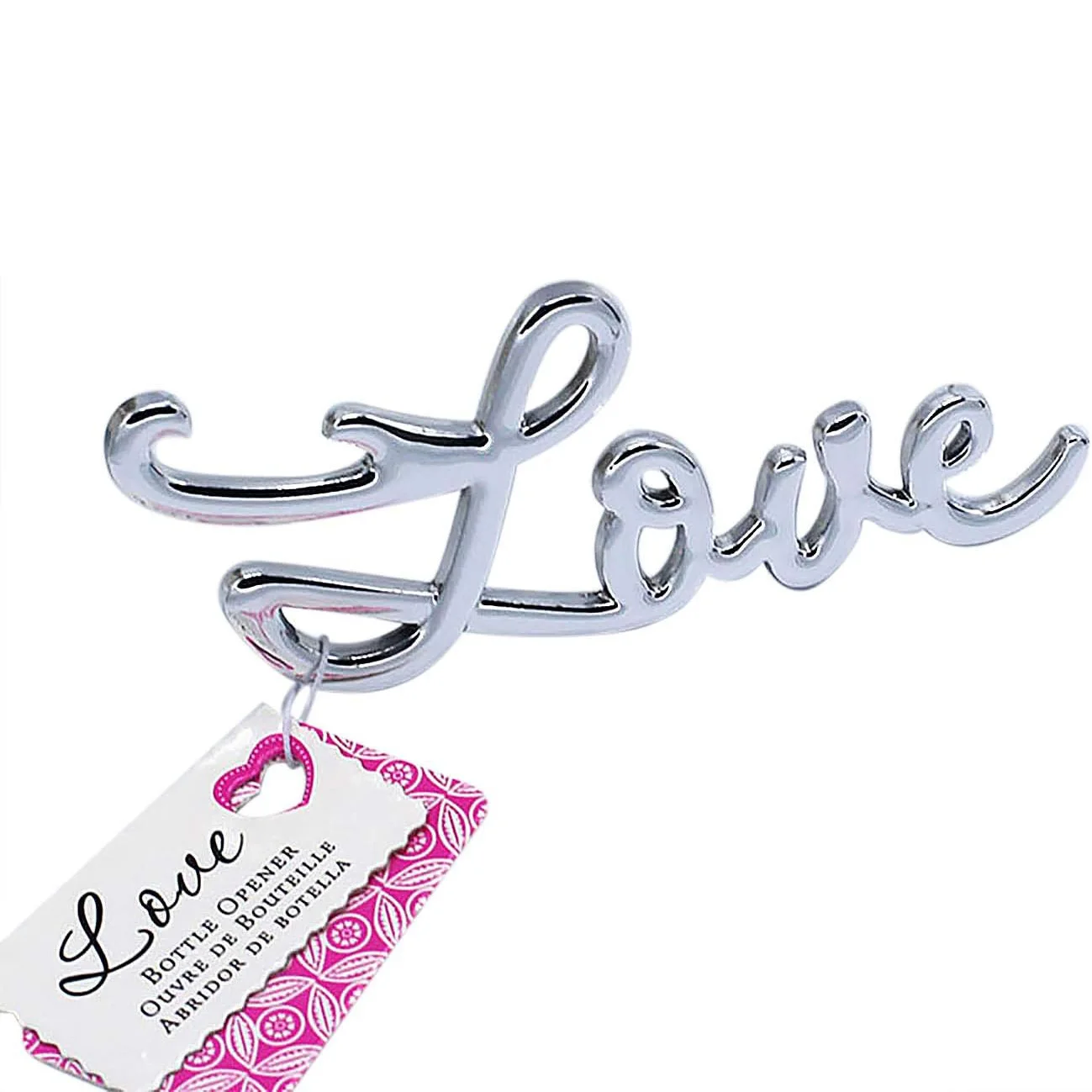 

20 pcs Love Shape Bottle Opener for Wedding Party Favor with Tags,Metal Beer Bottle Opener Wine and Beer Accessories for Wedding
