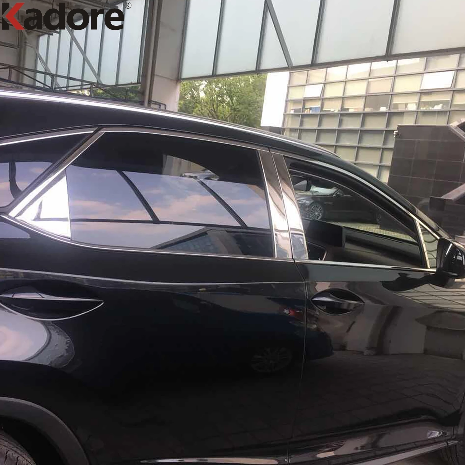 

Накладка на центральную стойку окна для LEXUS RX 200T 350 450H 450HL 2016-2020 2021 2022, стальные автомобильные оконные средние стойки, полоса стойки