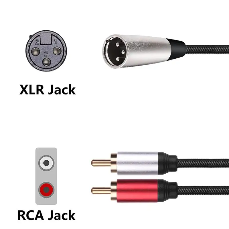 

Аудиокабель для подключения 64,00 ГГц, стерео кабель для подключения Xlr к 2rca, новый продукт, аудио кабель для точного измерения Xlr-rca