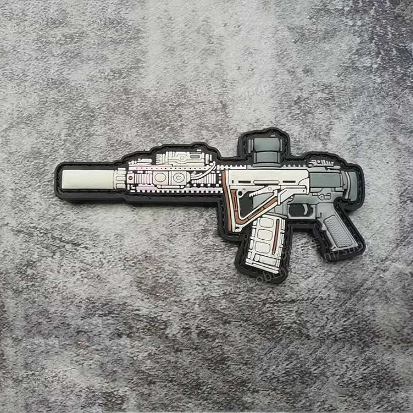 3D ПВХ оружие нашивки для винтовки снайперское Штурмовое ружье карабенская