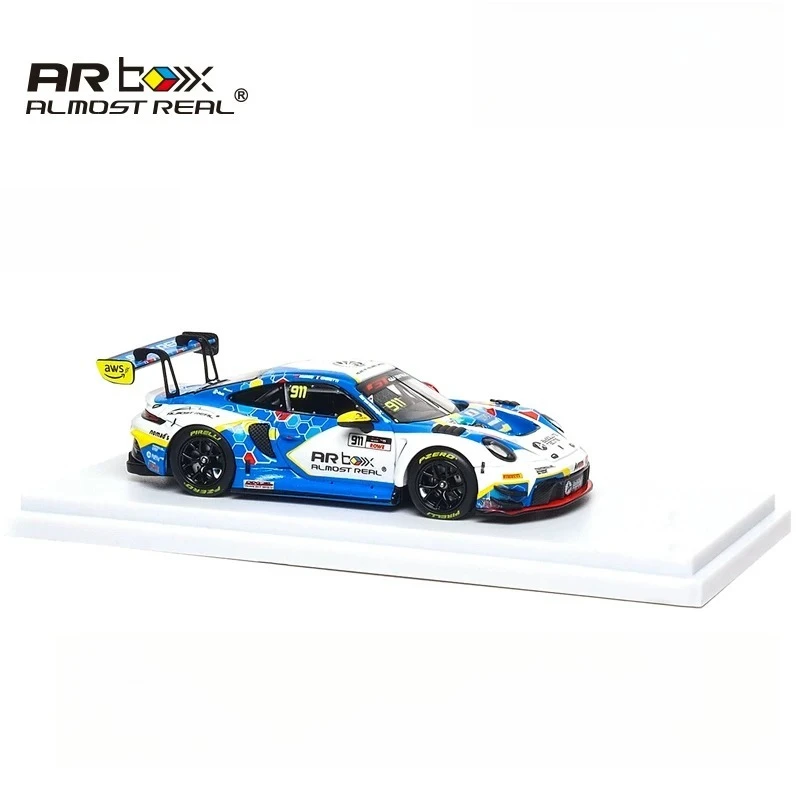 Фото Модель Almost Real AR Box в масштабе 1:464 Porsche 911 GT3 R 2026 GT World Challenge Asia Sepang # Коллекционная модель автомобиля 911 из литого металла №4
