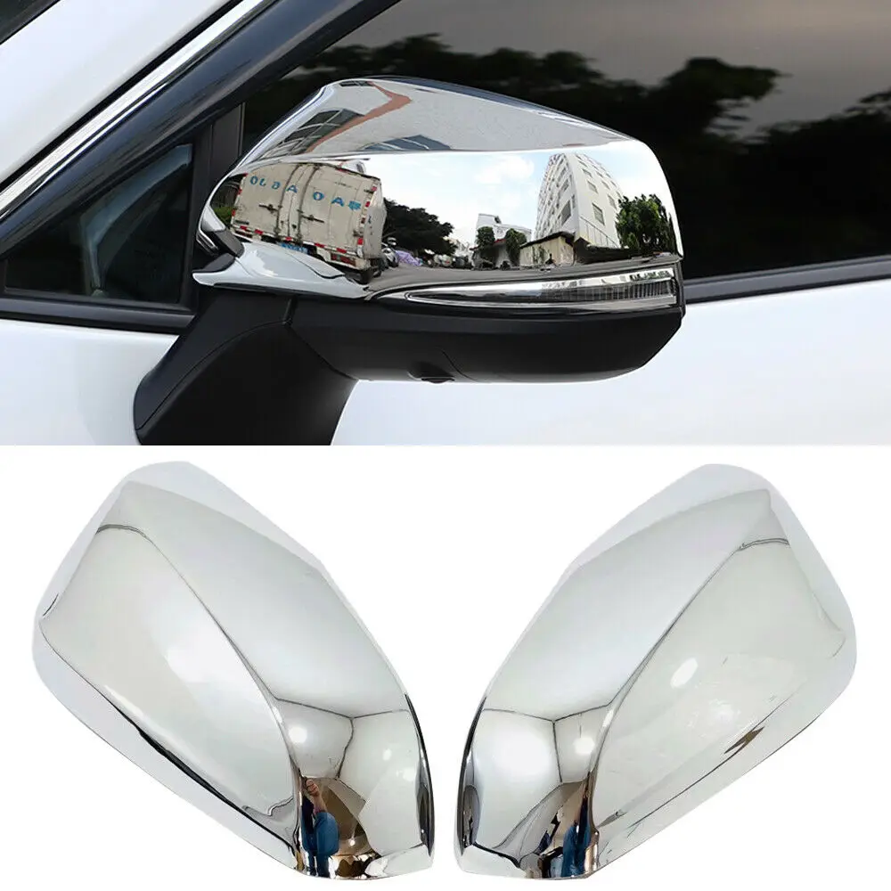 

Хромированная внешняя крышка бокового зеркала заднего вида 2 шт. для Toyota Highlander / RAV4