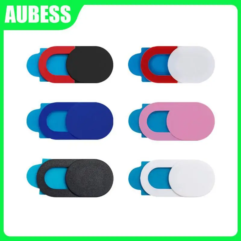 

Webcam Cover Antispy 1-8pcs Cover Shutter Portable Plastic Magnet Slider For Xiaomi Laptop Ipad Camera Cover Universal Neutral
