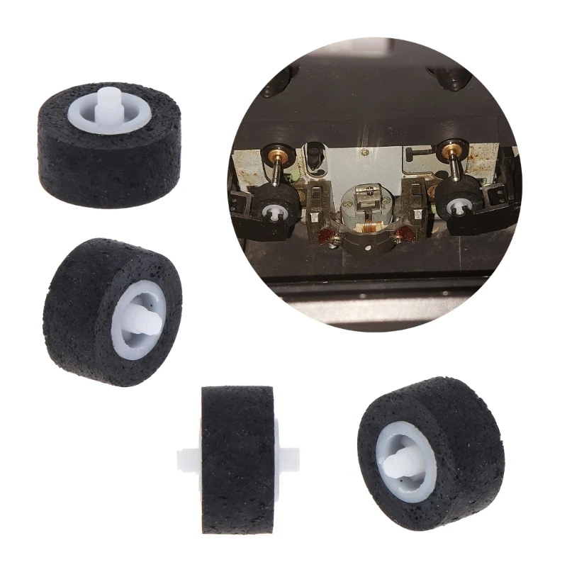 

5 шт. 12 мм ленточный рекордер ременной шкив ролик нажимная кассета ременной шкив для музыкальных инструментов Прямая поставка