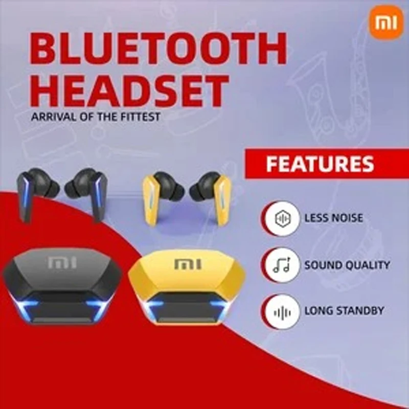 Фото Беспроводные Bluetooth-наушники Xiaomi M10 для звонков высокой четкости, высококачественные игровые спортивные водонепроницаемые наушники с шумоподавлением №5