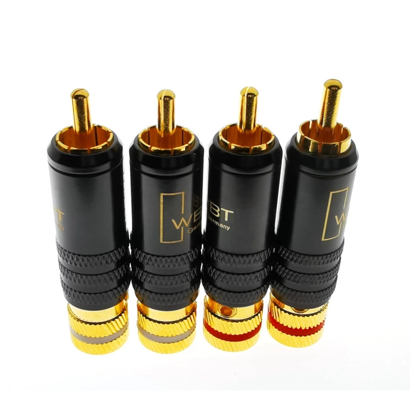 

WBT-0144 Gold Plated RCA Plug RCA Plug-In Type AV Audio And Video Plug Video Plug Connector