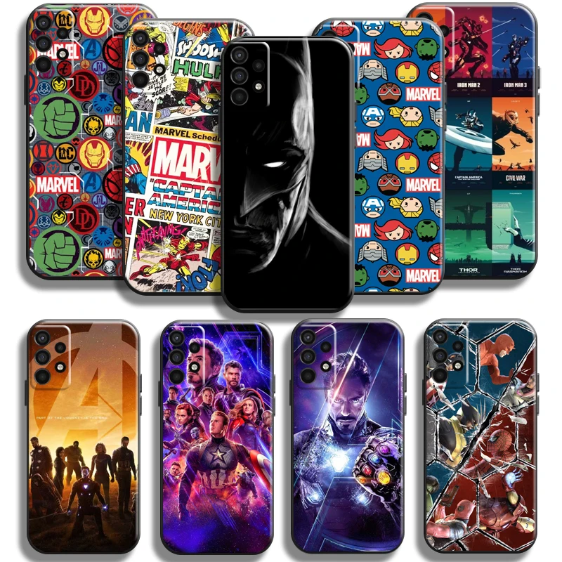 

Marvel Avengers Iron Man Phone Case For Samsung Galaxy A11 A12 A21 A21S A22 A30 A31 A32 A50 A51 A52 A70 A71 A72 5G Carcasa Soft
