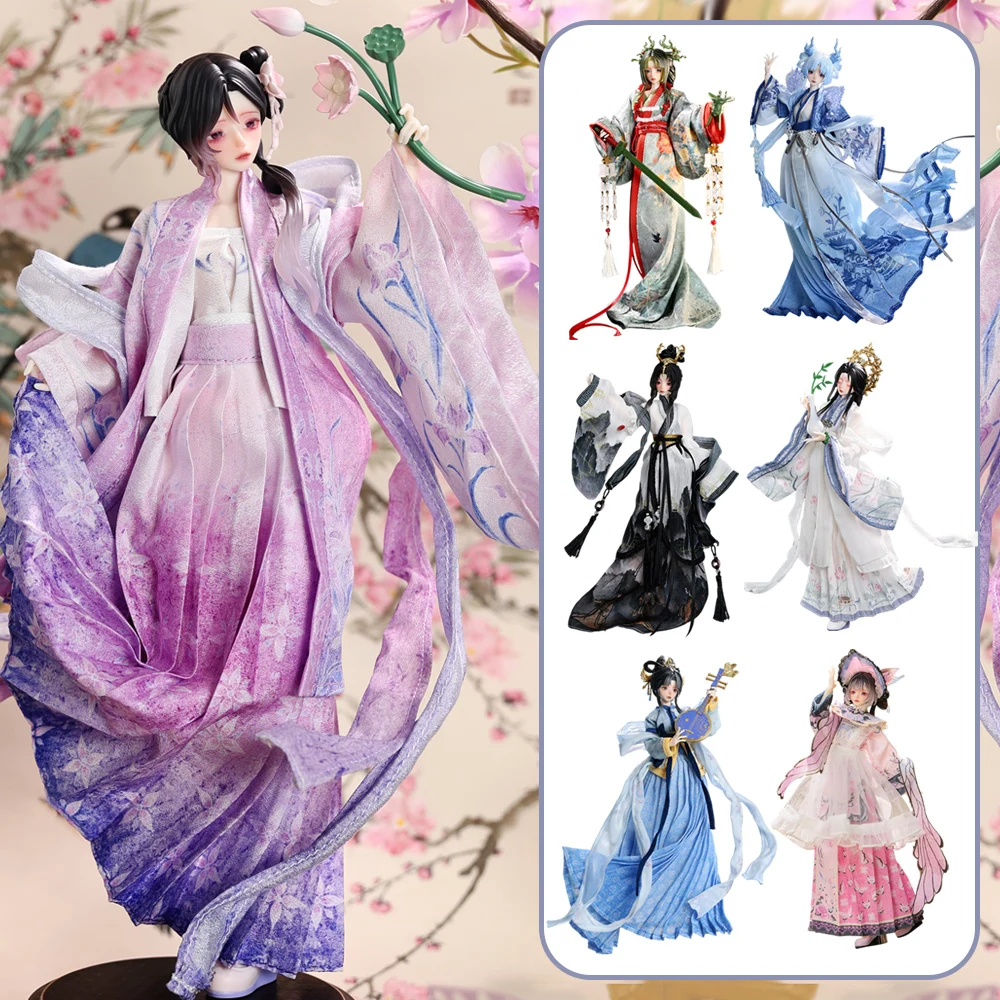 Фото Оригинальная коллекционная кукла BJD 1/6 Fengyue Thousand Years Ancient в слепой коробке, с подвижными суставами, модная игрушка-украшение, подарок №1
