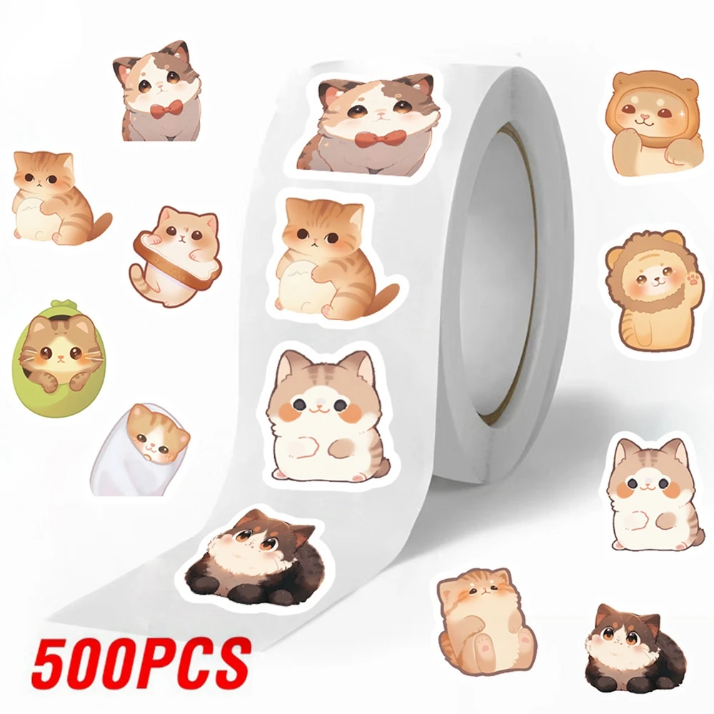 

Набор наклеек с котами