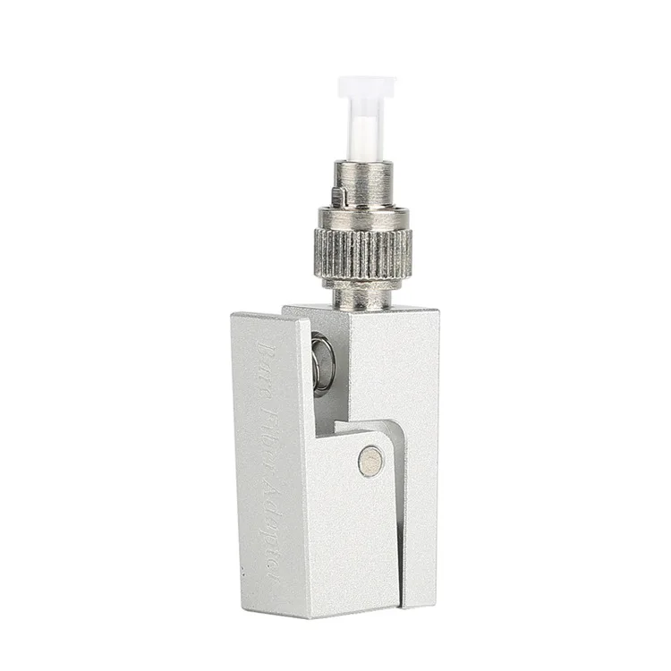 FC square bare fiber flange temporary connection adapter OTDR test bare fiber coupler fixture