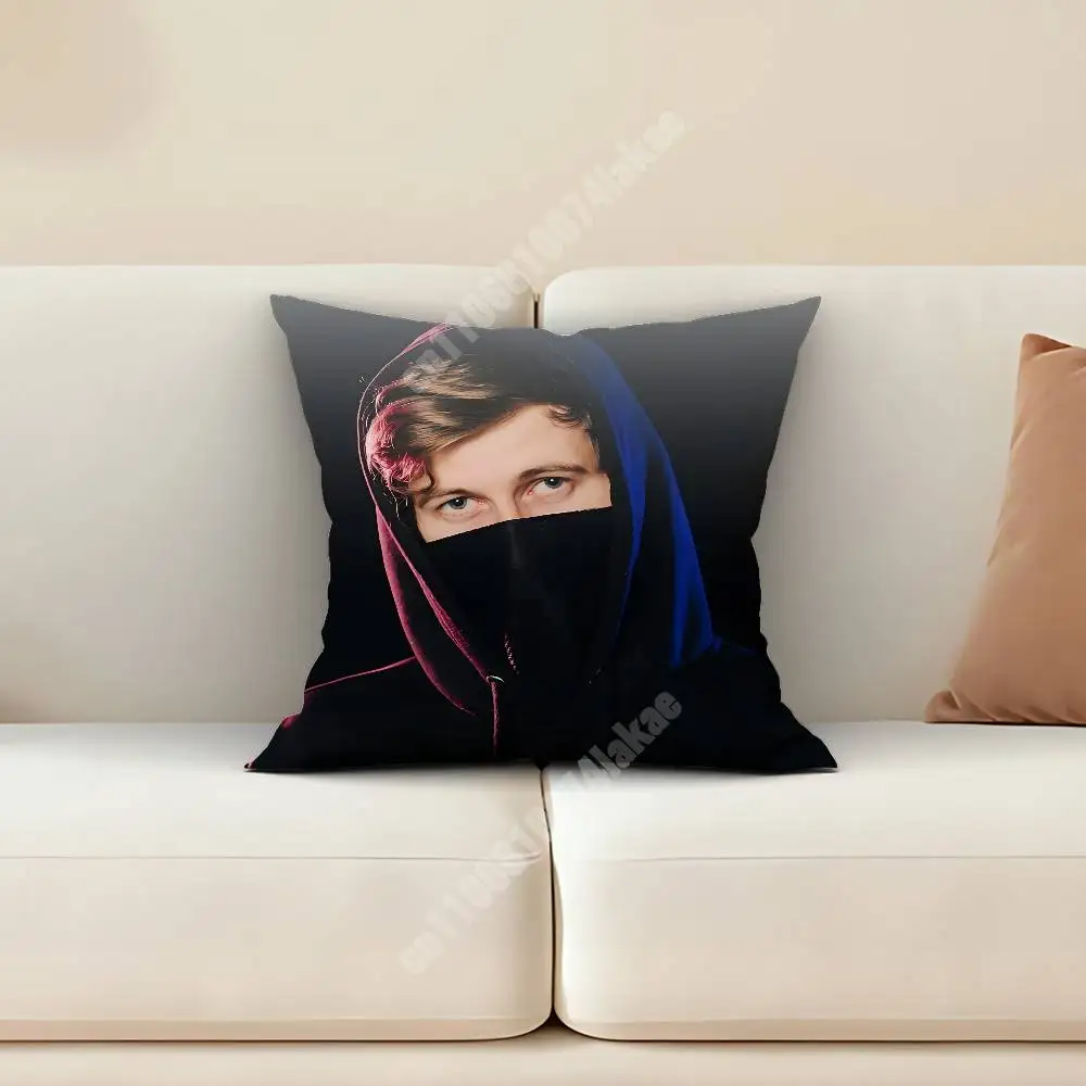Фото Чехол для подушки DJ A-Alan Walker Faded Walkerworld, декоративный чехол для дивана, креативный акцент для рабочего пространства, домашний декор №3