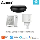 Wi-Fi ИК-пульт дистанционного управления Tuya, контроллер температуры для кондиционера, телевизора, умного дома, универсальный пульт дистанционного управления для Alexa