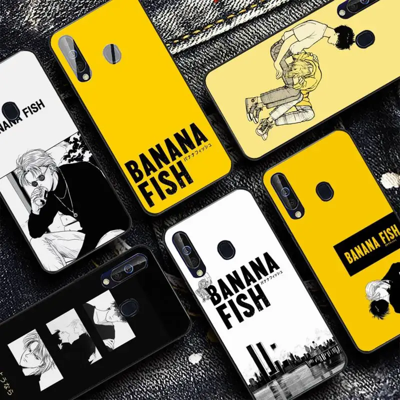 

Banana Fish Phone Case for Samsung A51 01 50 71 21S 70 31 40 30 10 20 S E 11 91 A7 A8 2018