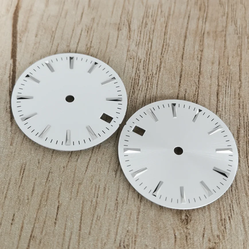 Watch Accessories 28.5MM Dial No Logo Sunburst Studs Simple Dial for NH35/364R/7S Movement Watch Dial
