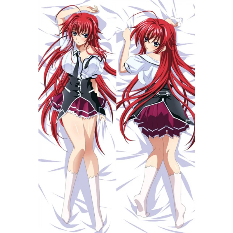 

50x180cm Anime High School DXD Rias Gremory Sexy Girl Pillowcases Otaku Bedding Dakimakura Hugging Body Throw Pillow Cover