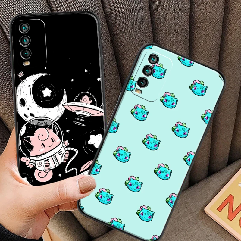 

Pokemon Pikachu Phone Cases For Xiaomi Redmi 7 7A 9 9A 9T 8A 8 2021 7 8 Pro Note 8 9 Note 9T Soft TPU Coque Funda