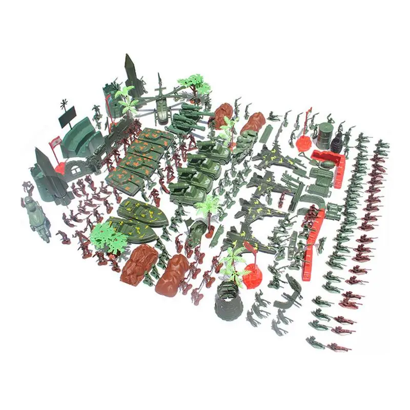 

Набор детских игрушек в стиле милитари, набор с маленьким солдатиком, танком, летательным аппаратом, ракеткой, игрушечной моделью песка, фигурками, аксессуары, игровой набор