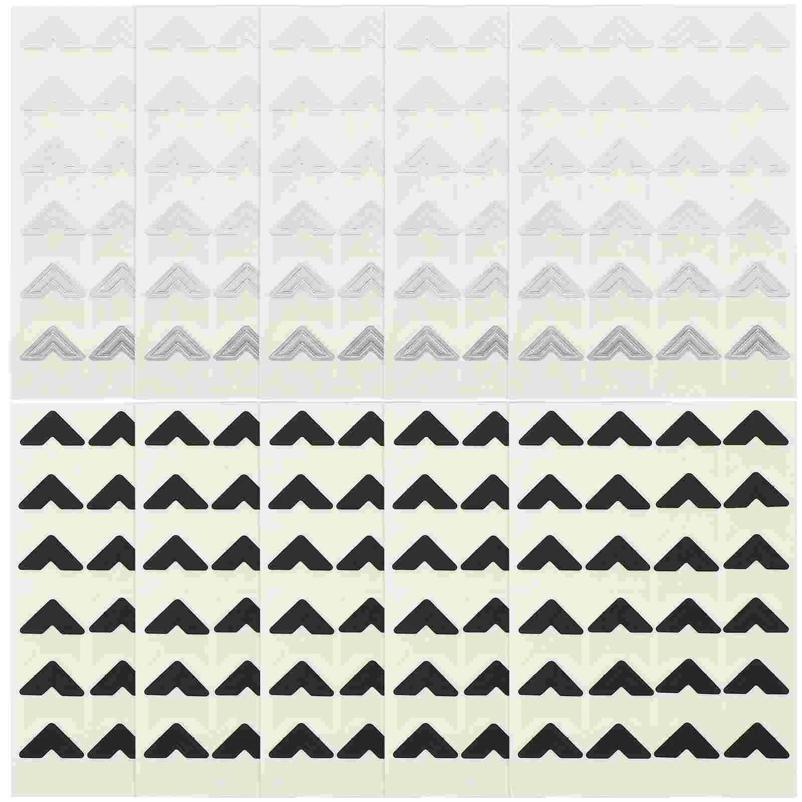 

10 Sheets Photography Corners 16-inch Burlap Photo Album Window Self-adhesive Film Studio DIY (gray) Book Corners Picture