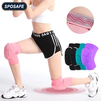 thick sponge collision avoidance sports knee pads soft non slip knee brace for dance wrestling cycling basketball football