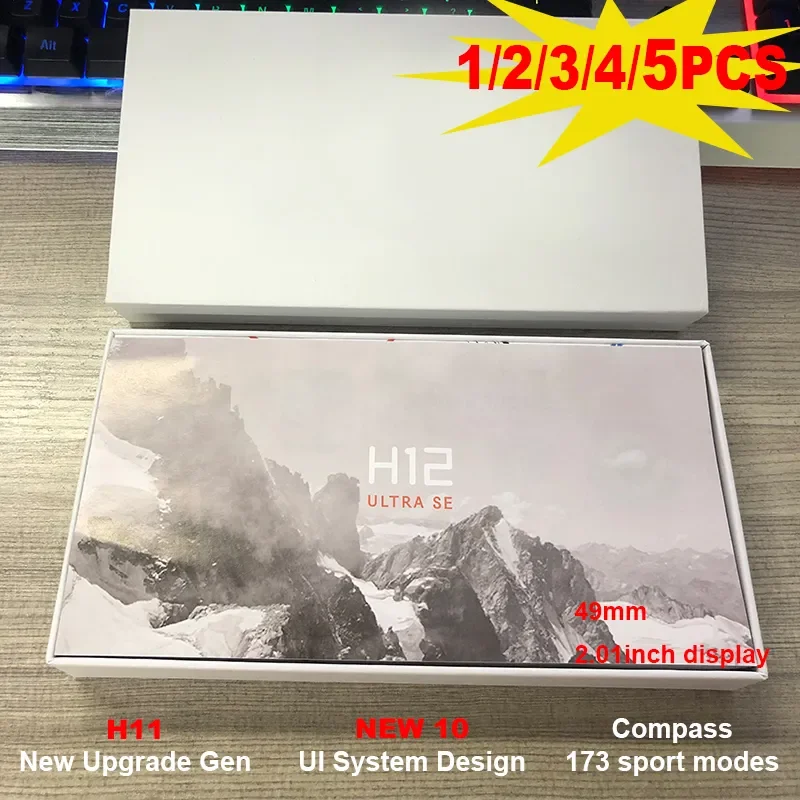 

H12 Ultar SE Smart Watch waterproof sport Bluetooth call NFC compass Surface diameter49mm Heart rate Blood oxygen Sincerity rate