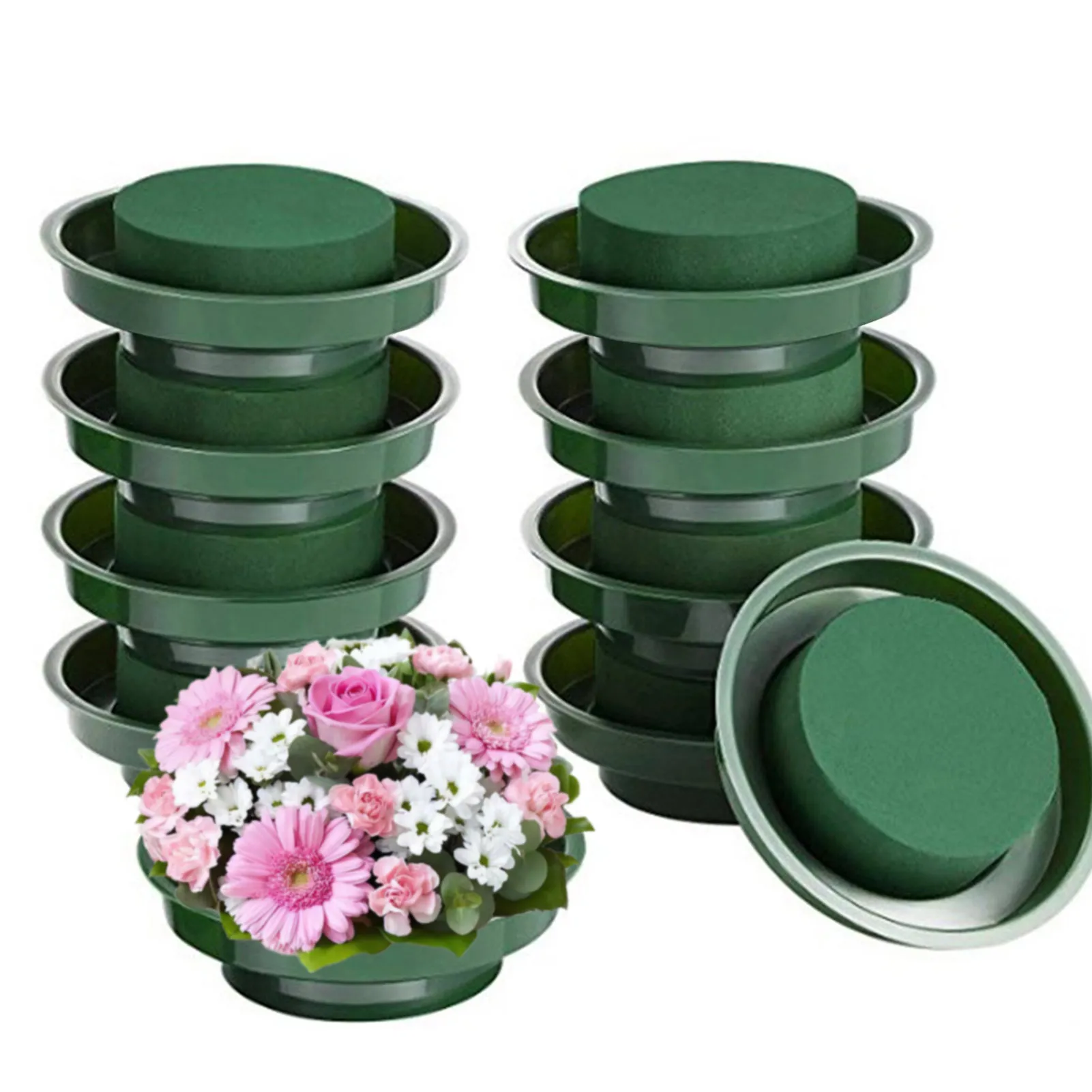 

10 шт., Детский конструктор из пенопласта, с цветочным принтом