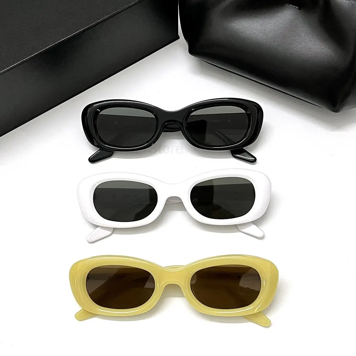 

2022 GENTLE Luxury Brand TAMBU Sunglass Small Face For Women Men Sunglasses Acetate Polarized UV400 Sunglasses With Original Box