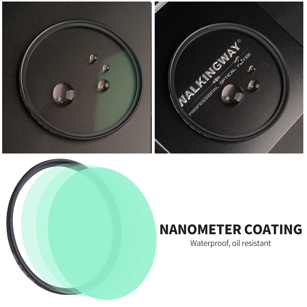 Walkingway Black Mist Diffusion 1/8 Special Effect Shoot Camera Lens Filter 49mm 58mm 67mm 72mm 77mm 82mm for DSLR SLR |