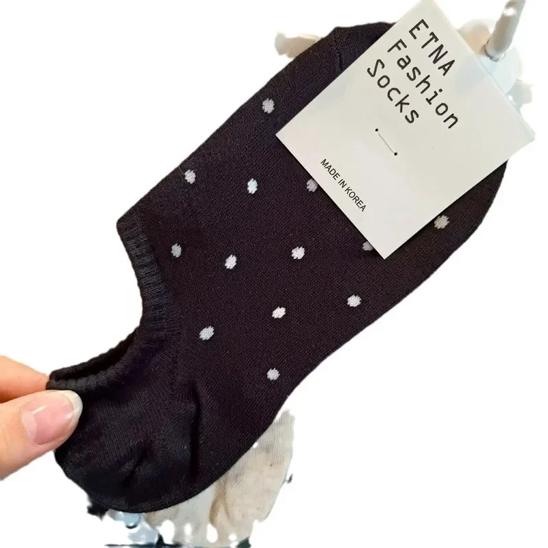 ETNA полосатые корейские носки в стиле Simpleins женские весенне-летние хлопковые