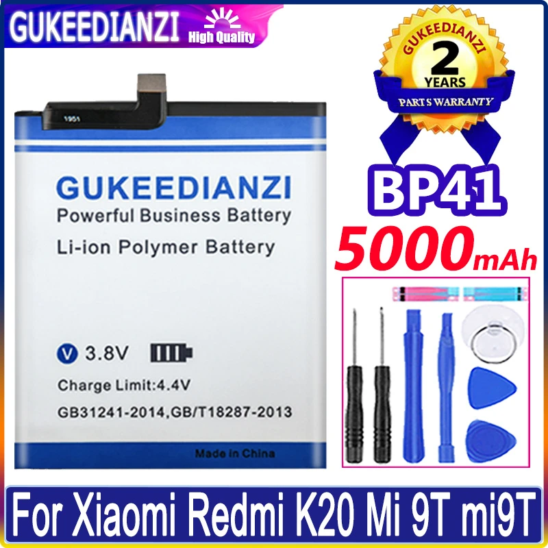 

High Capacity Batteri 5000mAh BP40 BP41 For Xiaomi Redmi K20 Mi 9T mi9T RedmiK20/ K20 Pro Mi 9T Pro K20pro Brand Phone Battery