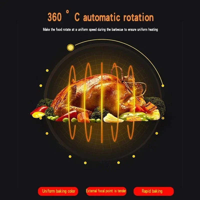 Автоматическая роторная духовка для курицы газовая автоматическая