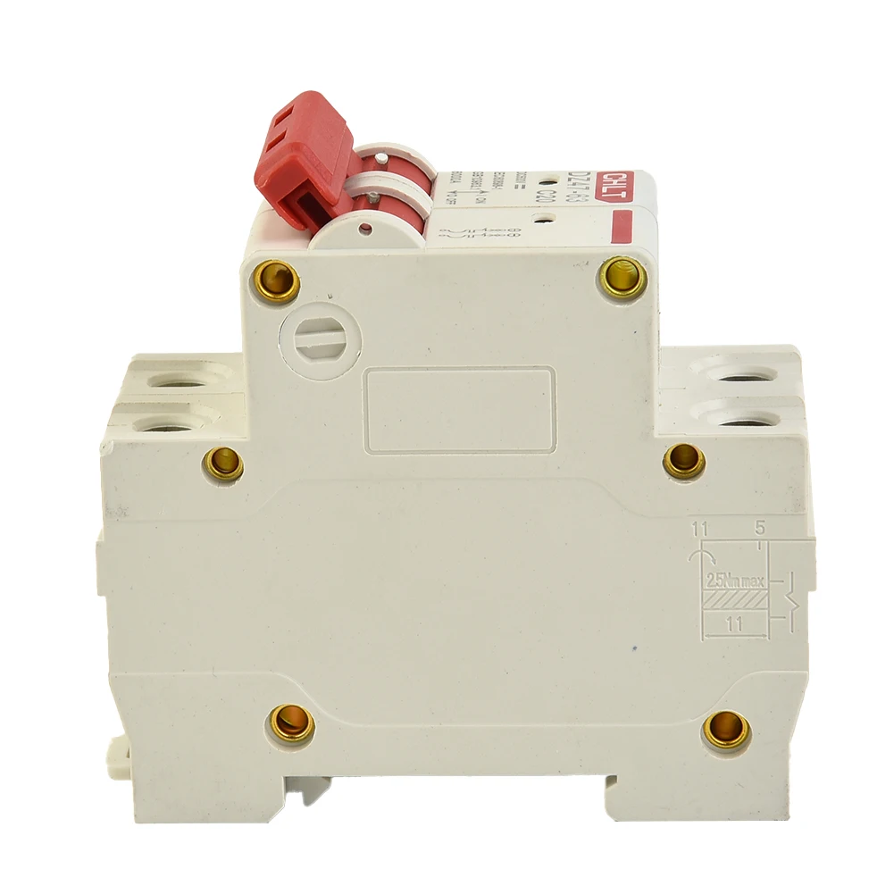 Автоматический выключатель постоянного тока 500 В 2-полюсный двойной MCB солнечный