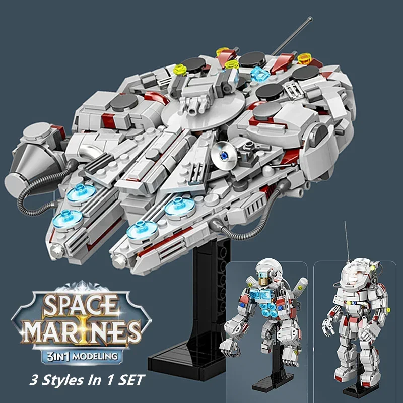 Miniso Disney Galaxy Space StarFighter Корабль Соколи-Космический корабль Битва StarShip Модель