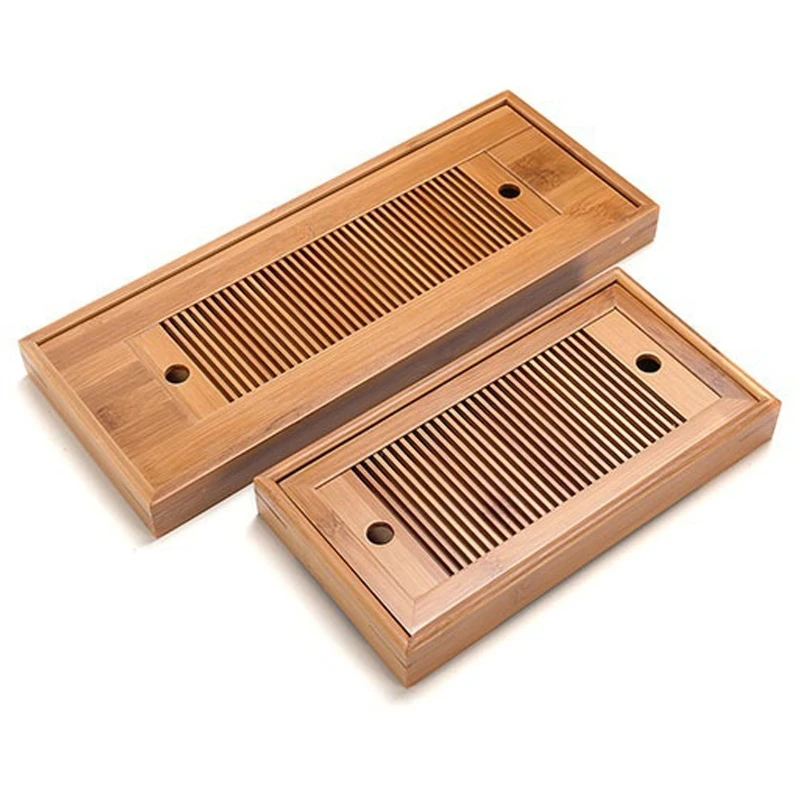 

Bamboo Chinese Gongfu Tea Tray Table Box With Water Storage for Kungfu Tea Set