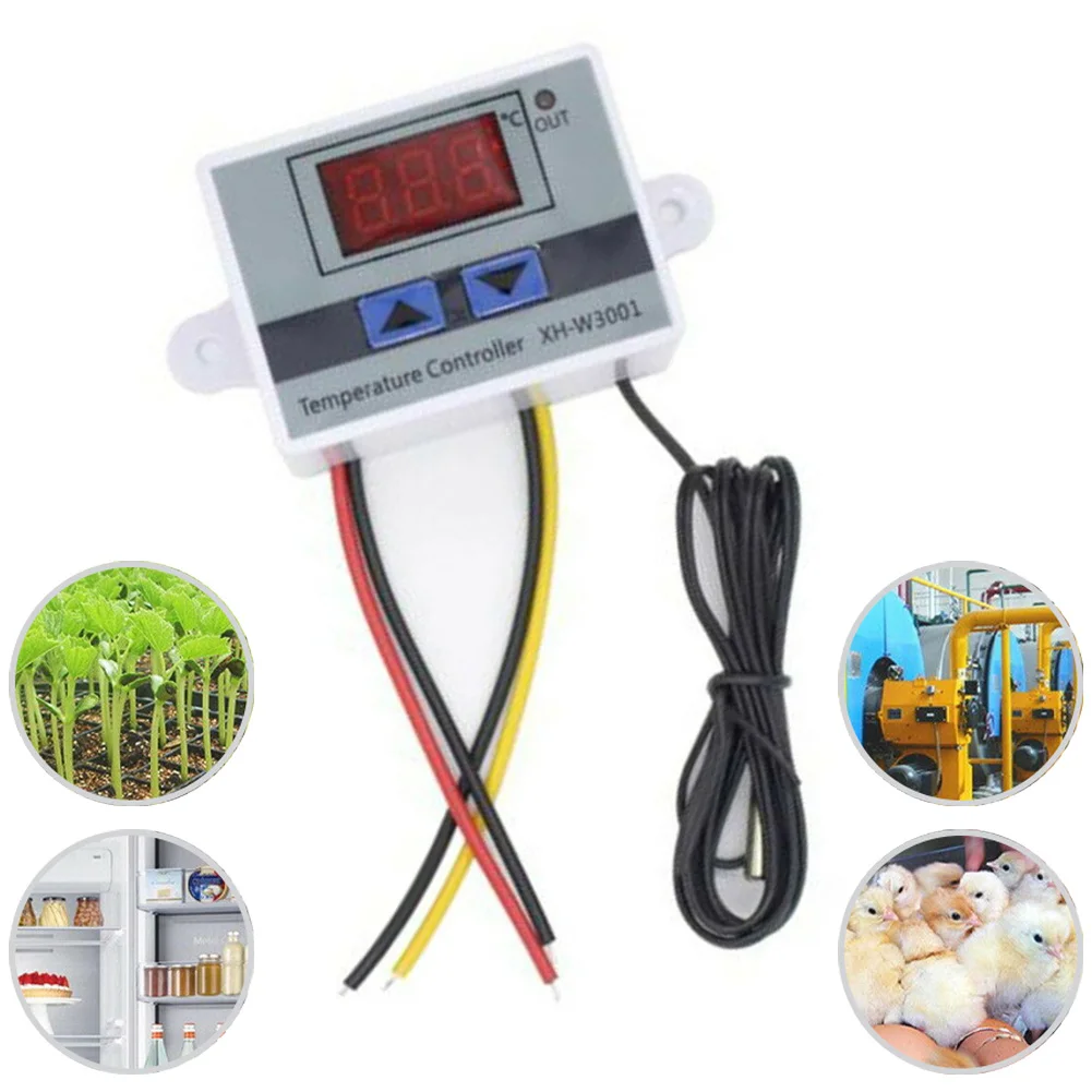 

110V Digital Temperature Controller Incubator Probe Tester Thermostat Switch
