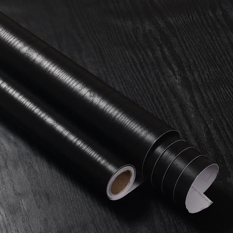 Рельефное дерево искусственная кожа ПВХ самоклеящаяся отделка мебели шкаф