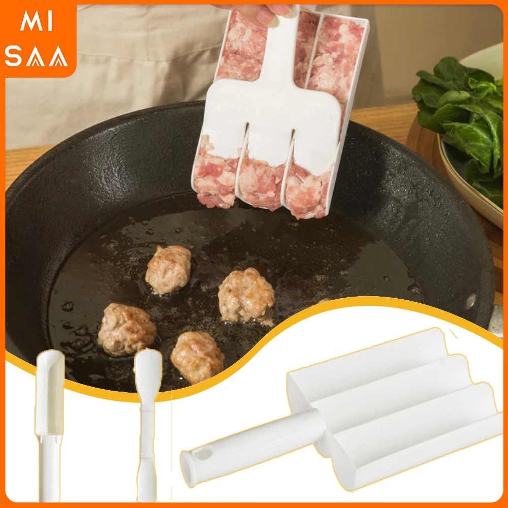

Набор пластиковых мячиков для приготовления жареной рыбы, мяса, многофункциональный инструмент для мяса, кухонный Новый кухонный аксессуа...