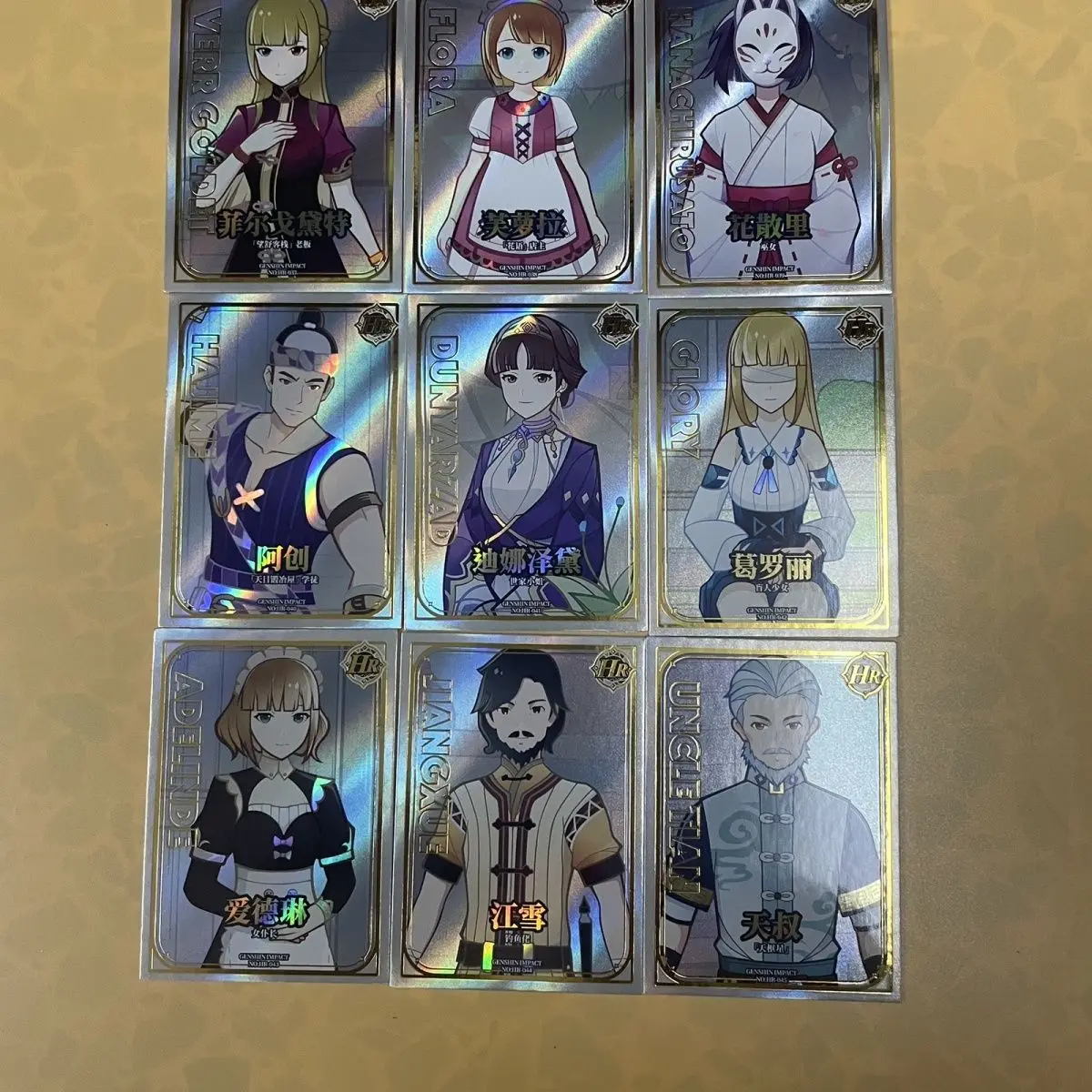 

Anime Original God Flower Scattering Lane Dunyarzad Game Peripheral Collection of Cards Birthday Gift Entertainment Toys