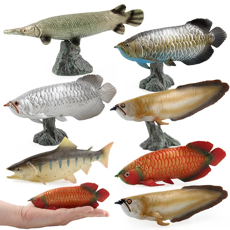 

Solid static simulation marine animal model plastic ornaments children's toys