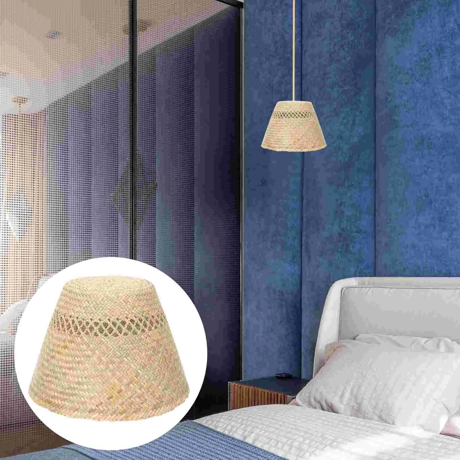

Bamboo Light Fixture Rattan Light Fixture Bamboo Pendant Light Hanging Lamp Chinese Decor Lampshade Basket Table Lamp Shade