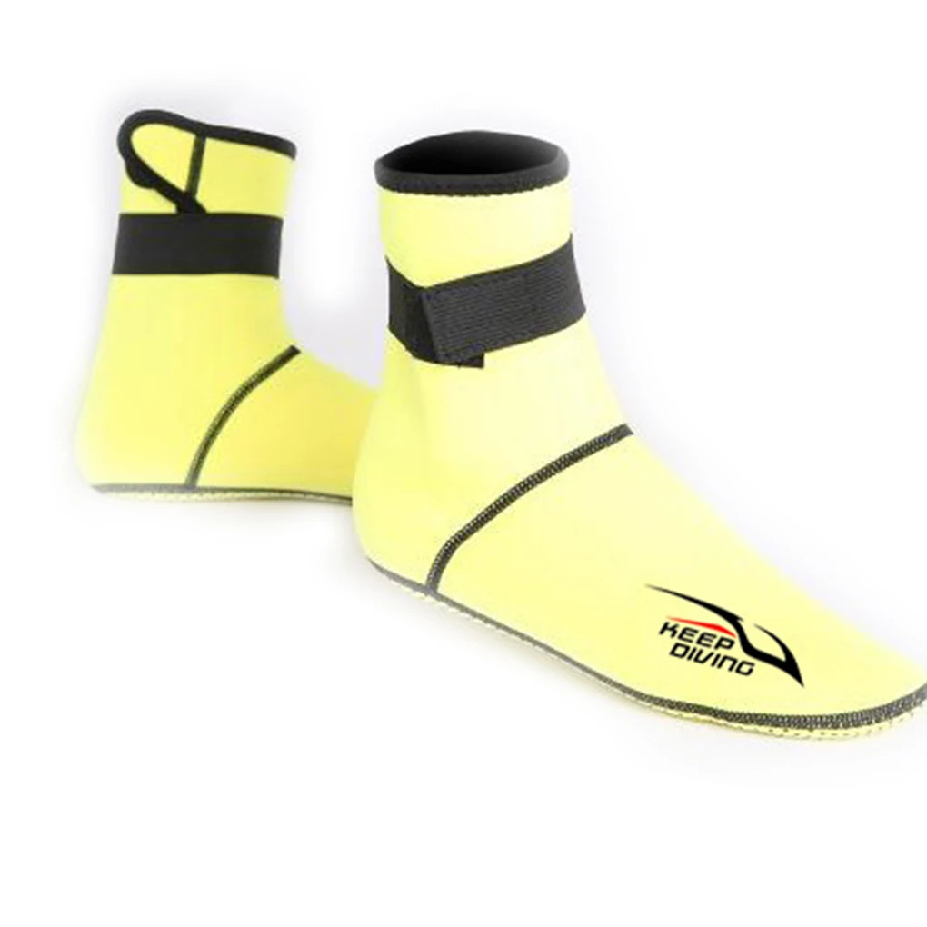 

1/2/3 сохраняйте освещение для дайвинга, Регулируемая яркость, плавательная обувь для подводного плавания, мужские и женские утолщенные пляжные ботинки для реки, желтые S