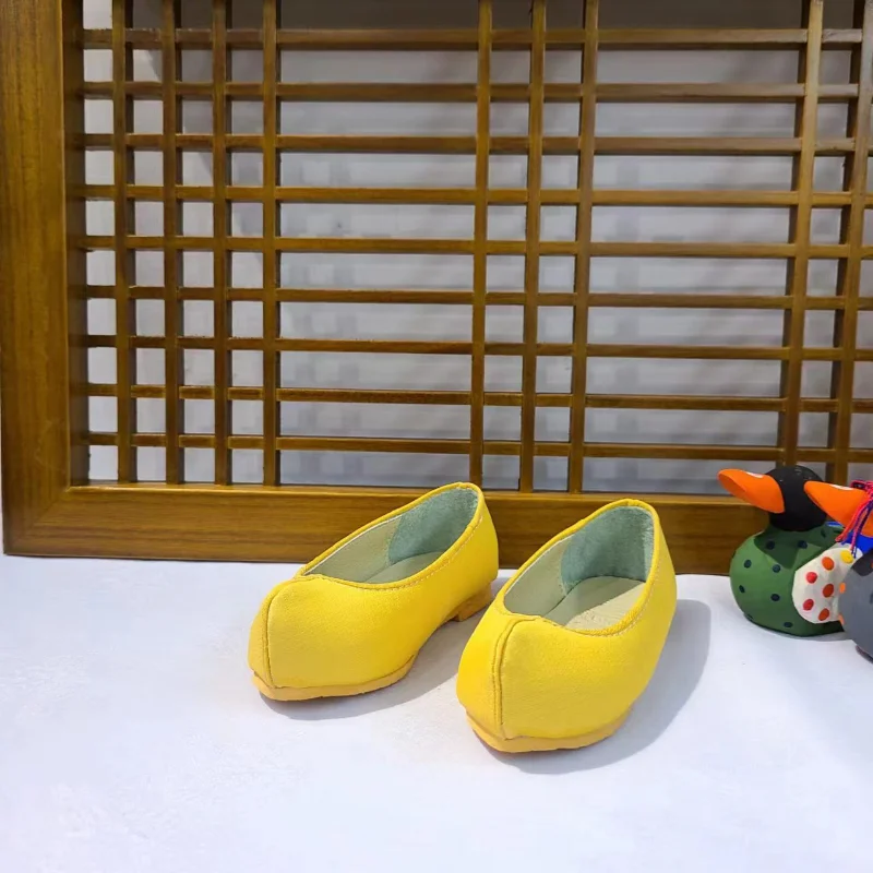 130mm Children Casual Shoes  Traditional Korean Costume Hook Shoes Easy To Wear Baby Shoes for One Birthday