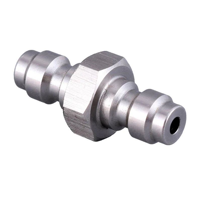 

8mm Stainless Steel Double Male Quick-Disconnect Coupling Adaptor Air Fill Station Tool Fittings Male Quick Disconnect M4YD