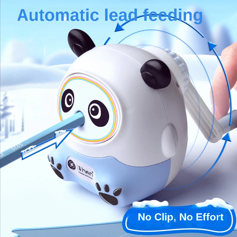 

Panda Pen Sharpener for Primary School Students Special Hand Automatic Into The Lead Pencil Sharpener Stationery SchoolSupplies